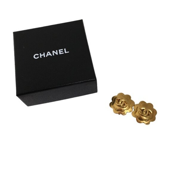 CHANEL Authentic Gold Earrings
